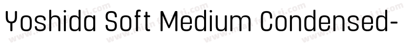 Yoshida Soft Medium Condensed字体转换
